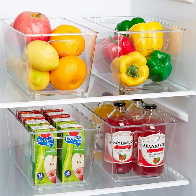 Vtopmart Clear Plastic Storage Bins, Countertops, Freezer Organization - Image 8