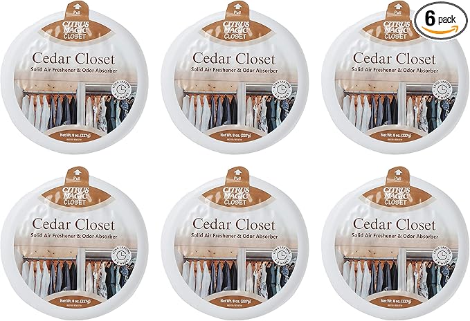 Citrus Magic For Closets Odor Absorbing Solid Air Freshener by CitrusMagic