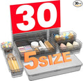 【Military Grade】 Drawer Organizer, 【】 Clear Makeup organizer by A-LUGEI