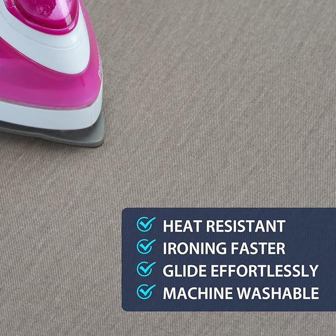 Ironing Board Cover 12 x 32 inch, Fits Table Top Ironing Board Heat Reflective - Image 4