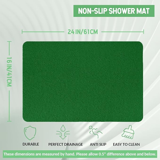 Non-Slip Bathtub Mat, Anti Slip Shower Mat, Fast Drying Bathtub Mats, Foot - Image 2
