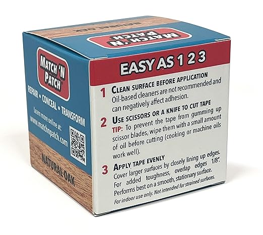 MATCH 'N PATCH Realistic Wood Grain Repair Tape - Image 3