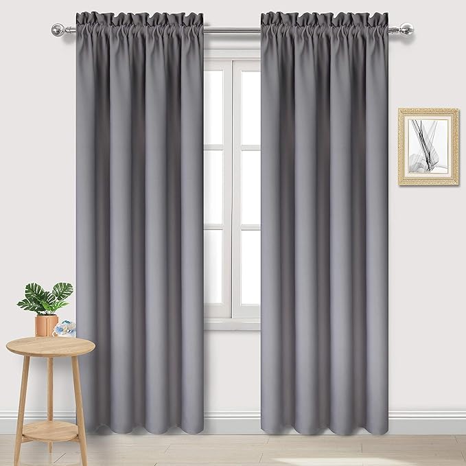 DWCN Blackout Curtains for Bedroom – Thermal Insulated Energy Saving Drapes for by DWCN