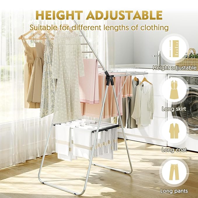 APEXCHASER Clothes Drying Rack, Drying Rack Clothing - Image 7