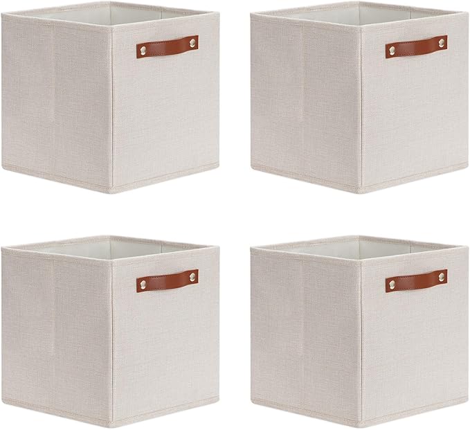 DULLEMELO Storage Boxes for Shelves Closet Storage, Sturdy Home Organization by DULLEMELO