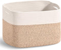 Woven Cotton Rope Storage Basket by ICERZCZ