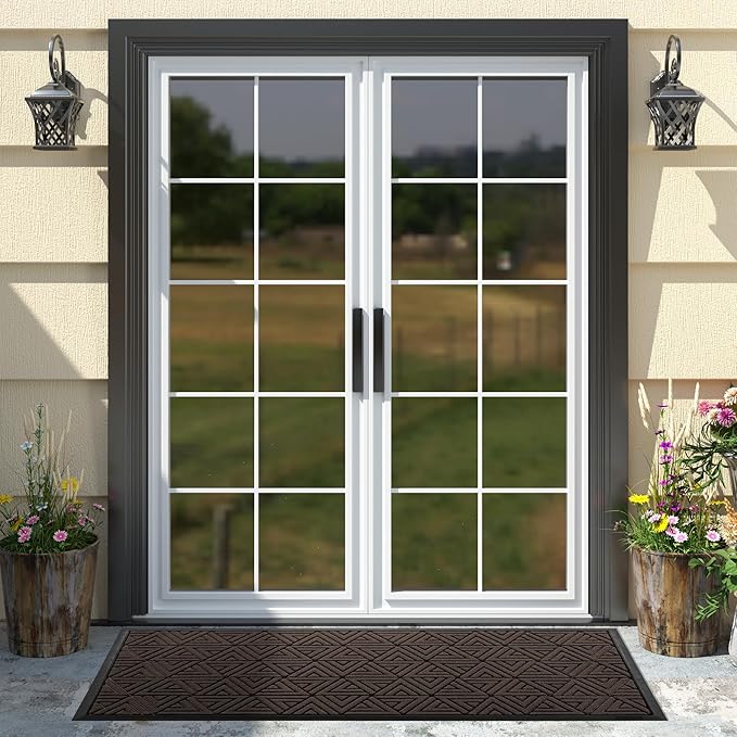 Yimobra Large Door Mat 47x24, All-Weather Waterproof Non-Slip Welcome Matt - Image 3