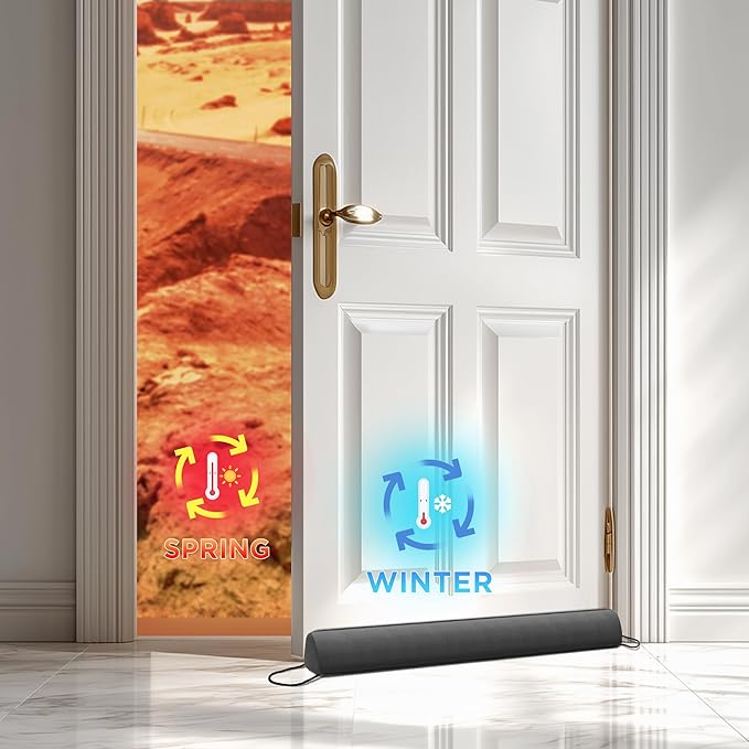 Sunolga 2-Pack 36" Door Draft Stopper Blocks Hot and Cold Air - Image 7