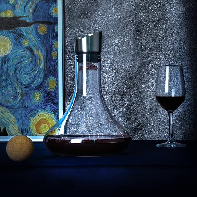Wine Decanter Built-in Aerator Pourer, Wine Carafe - Image 8