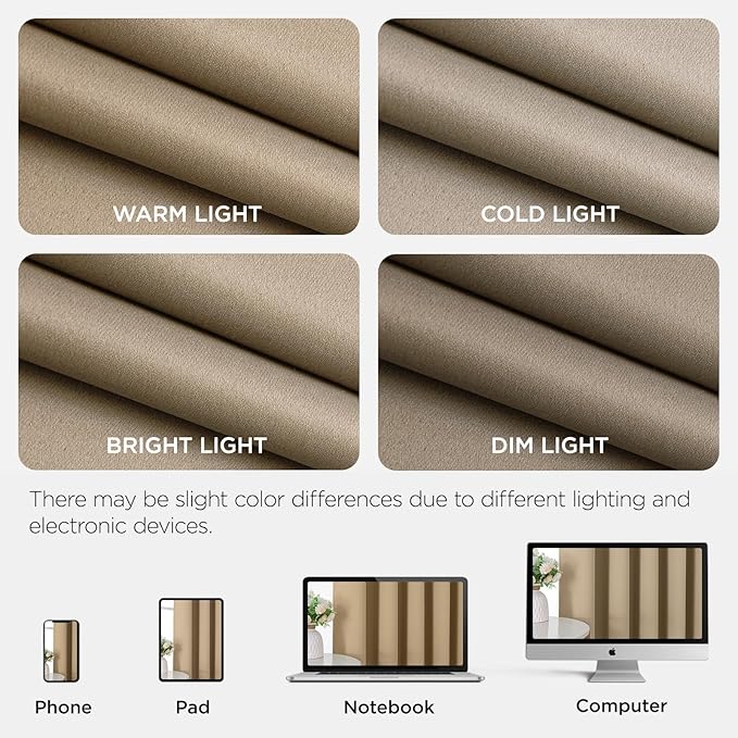 Joydeco Blackout Door Curtain for Doorway Privacy 84 Inches Long, Grommet - Image 8