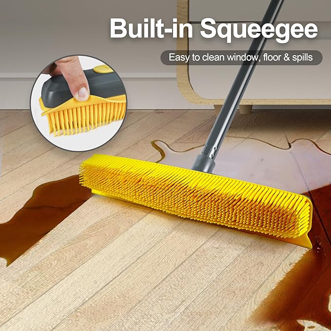 NEWE Rubber Pet Hair Removal Broom - Image 3