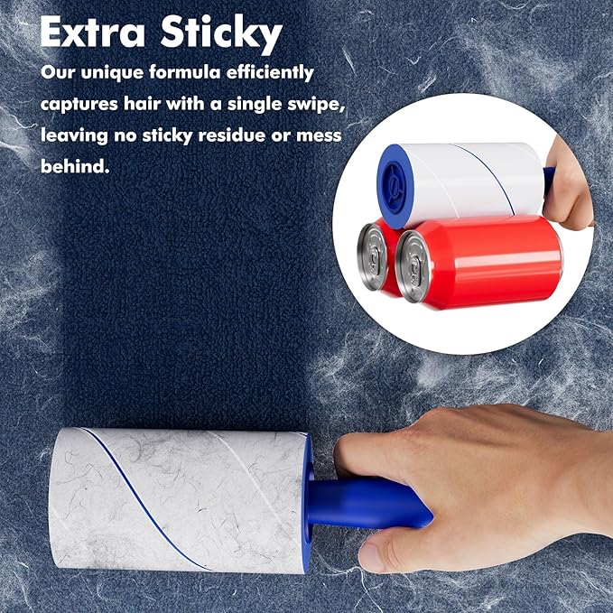 Lint Rollers for Pet Hair Extra Sticky, 1320 Sheets, Portable Pet Lint Remover - Image 2