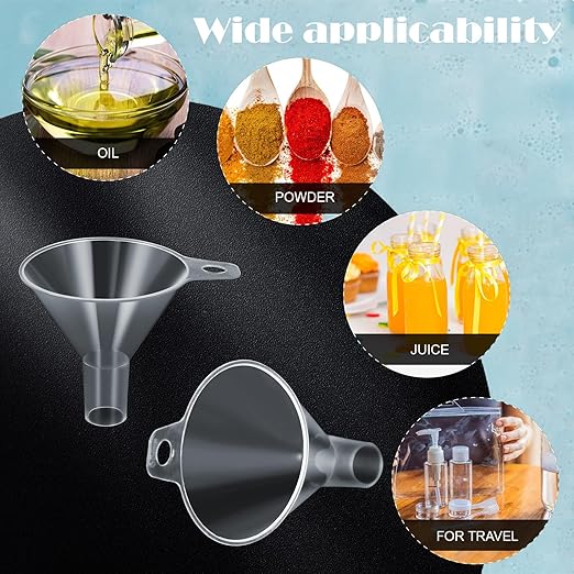 Mini Plastic Funnel for Filling Bottles, Small funnels for Filling Small - Image 4