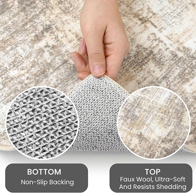 IOHOUZE Abstract Area Rugs 9x12 Ft Washable Large Rugs - Image 4