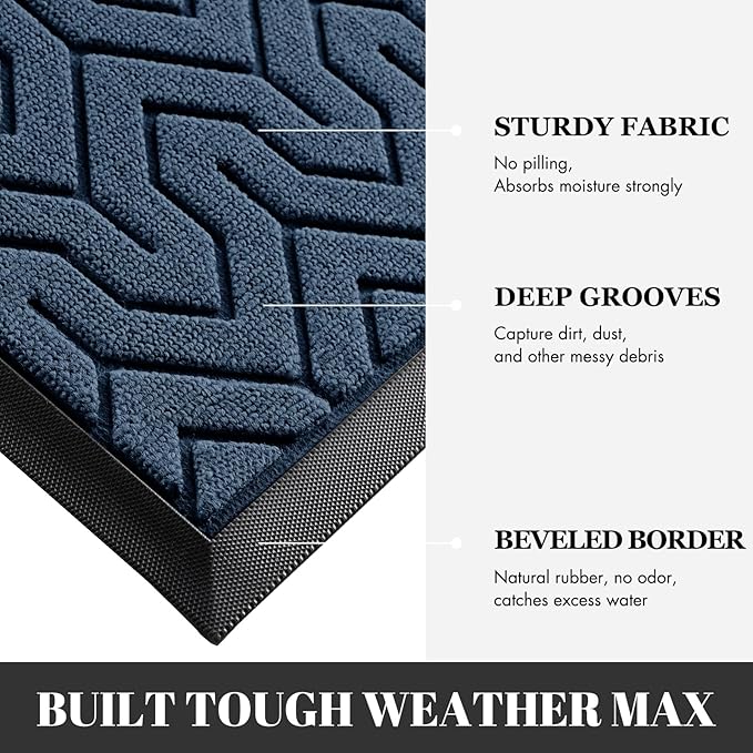 Yimobra 72x24 Indoor Outdoor Runner Rug, Heavy-Duty Waterproof Entrance Mat - Image 4