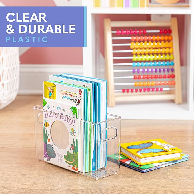 Plastic Food Storage 6 Pack Clear Container Bin - Image 6