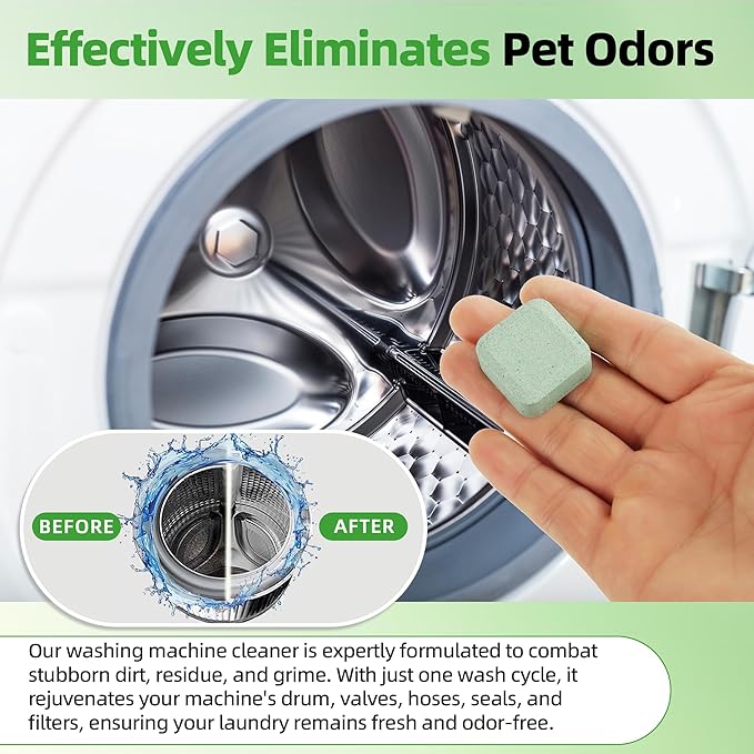 Washing Machine Cleaning Tablets, Formulated - Image 3