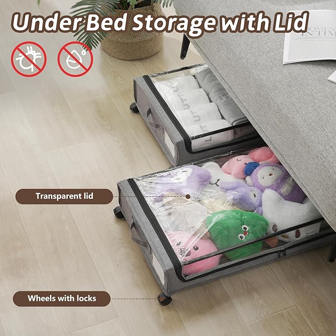 UnderBed Storage Containers, UnderBed Shoe Storage - Image 5