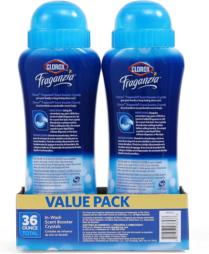 Clorox Fraganzia Laundry Scent Booster Crystals in Linen Scent - Image 6