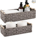 OIAHOMY Toilet Paper Baskets Handmade Paper Rope Decorative Wicker Storage Tank by MasterofSpaceOptimization