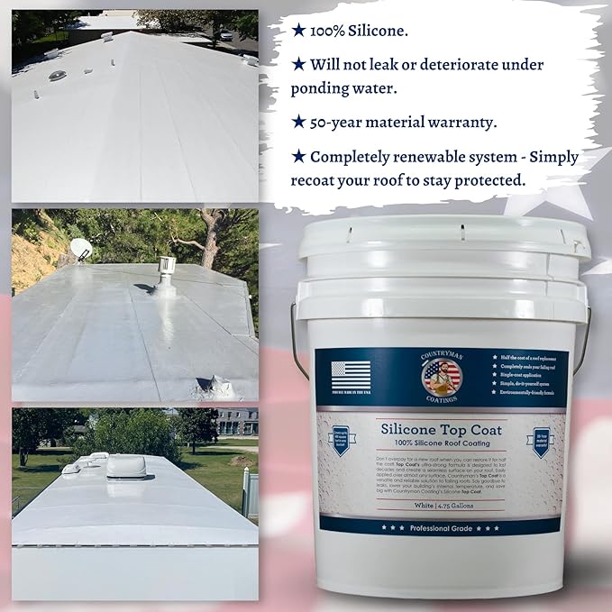 Countryman Coatings 100% Silicone Roof Coating - Image 3