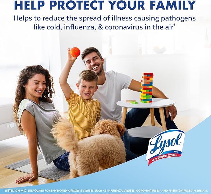 Lysol Air Sanitizer Spray with Odor Eliminator - Image 8