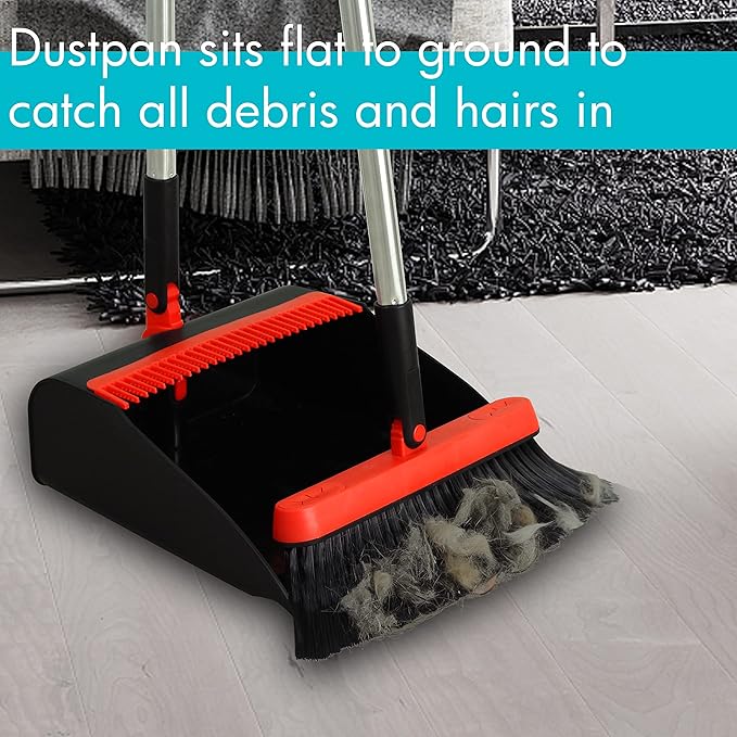 PHYEX 2-Pack Broom and Dustpan Combo Set, - Image 7