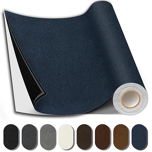 Suede Repair Patch, 17X79 Inch Fabric Large Repair Tape, Self-Adhesive Patches by SHAGOOM