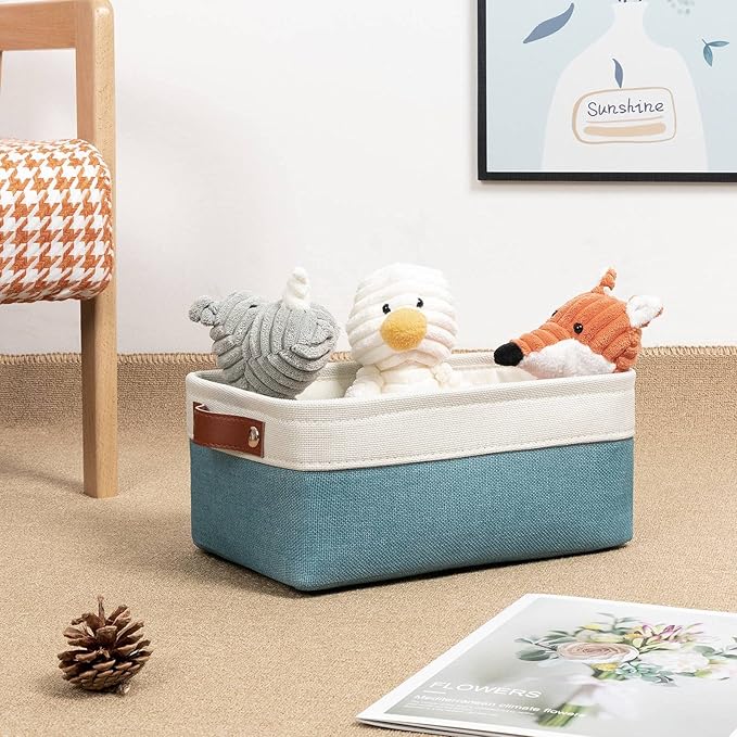 DULLEMELO Storage Baskets Bins for Organizing, Small Fabric Baskets for Shelves - Image 2