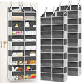 2 Pack Over the Door Organizer 5 Tiers, Extra Large Behind Door Storage of 10 by Ofiray-home