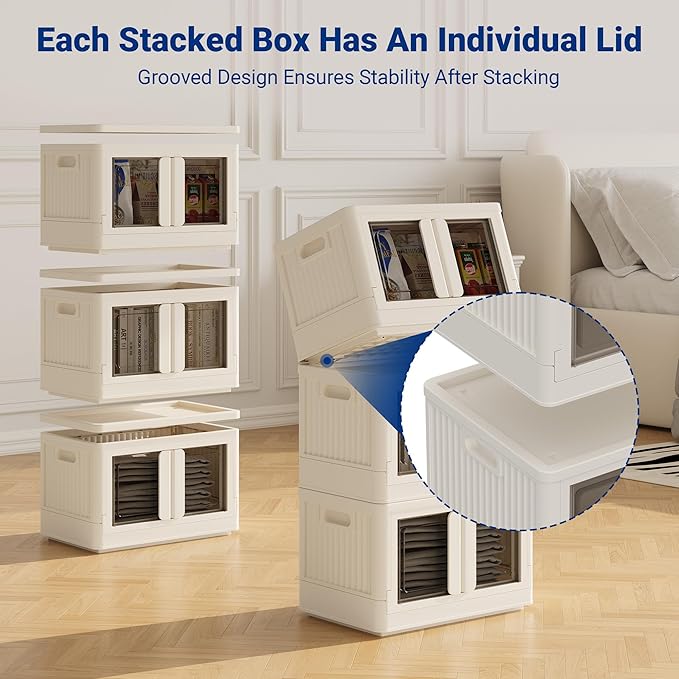 FLEXIMOUNTS 110 QT Stackable Storage Bins - Image 7