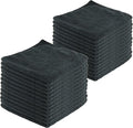 Microfiber Cleaning Cloths, 24 Pack, All-Purpose, Highly Absorbent, Washable by JDHomease
