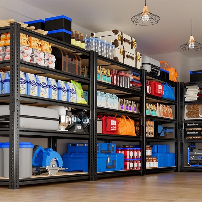Garage Shelving, Storage Shelves Heavy Duty 2000 LBS Capacity, 5 Tier - Image 7