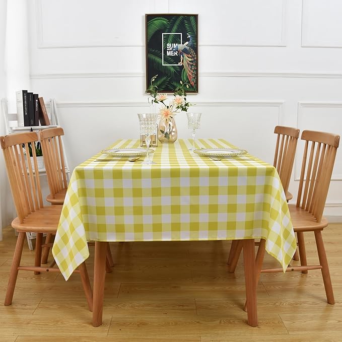 Classic Gingham Buffalo Tablecloth Fabric - Image 8