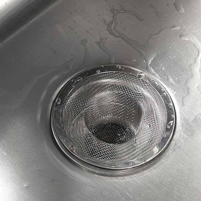 Juvale 4-Pack Stainless Steel Kitchen Sink Drain Strainer - Image 5