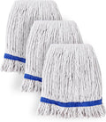 Eyliden 3 Pack Mop Heads Replacement, Universal Commercial Mops by Eyliden