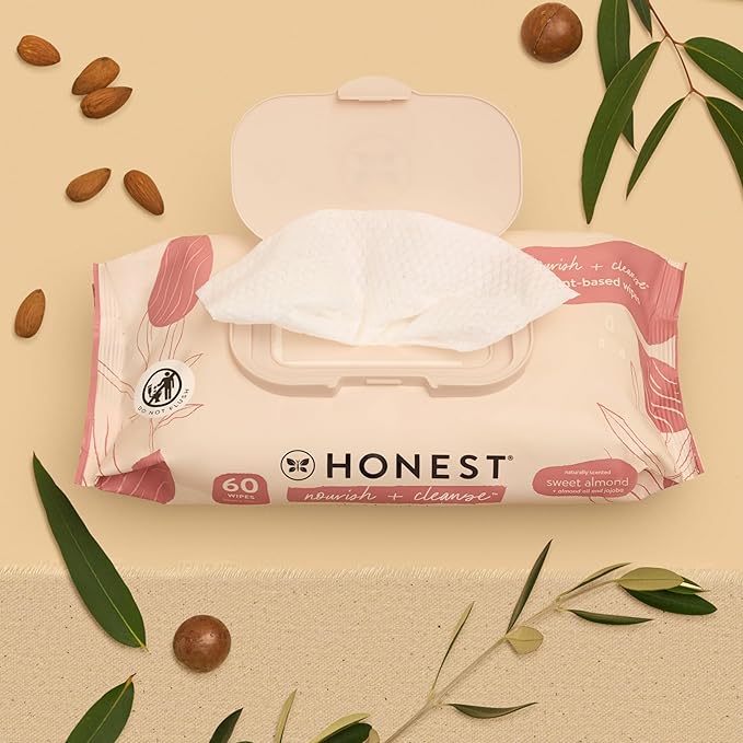 The Honest Company Nourish and Cleanse Naturally Scented Wipes Cleansing - Image 2