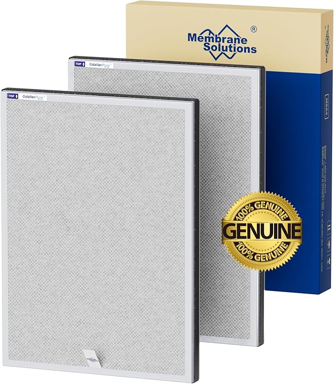 Membrane Solutions MSA3/MSA3S Genuine Smoke Removal Air Purifier Filter by MembraneSolutions