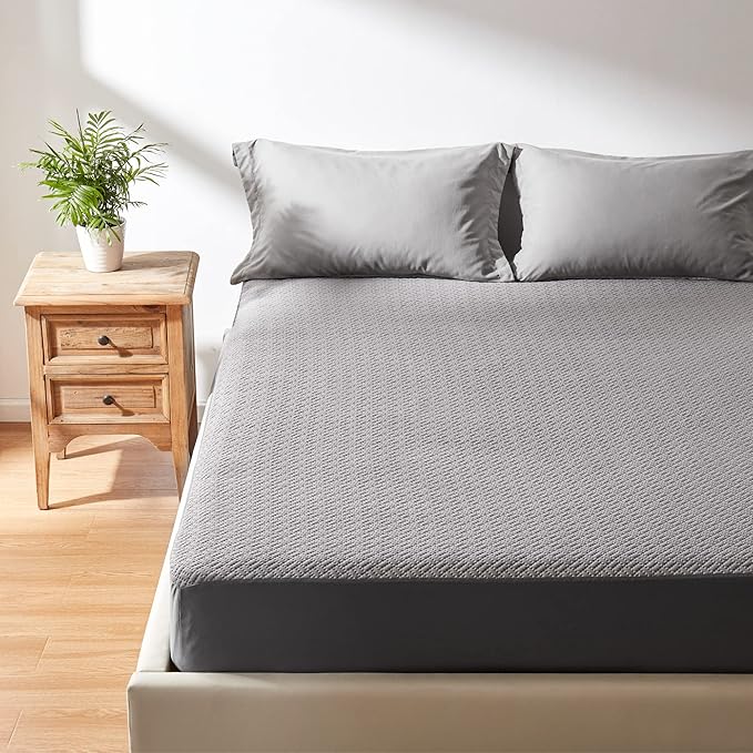 Hanherry 100% Waterproof Mattress Protector California King Size - Image 7