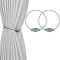 2 PCS Magnetic Curtain Tiebacks, European Style Convenient Drape Tie Backs by YUNTUOO
