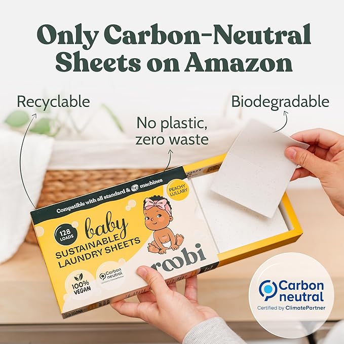Roobi Baby Laundry Detergent Sheets. Specially Formulated - Image 2