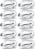 Anti-Fog Indirectly Vented Lab Safety Goggles Over Glasses by EinKau