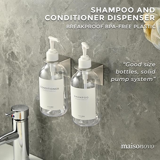 MaisoNovo Shampoo and Conditioner Dispenser - Image 3