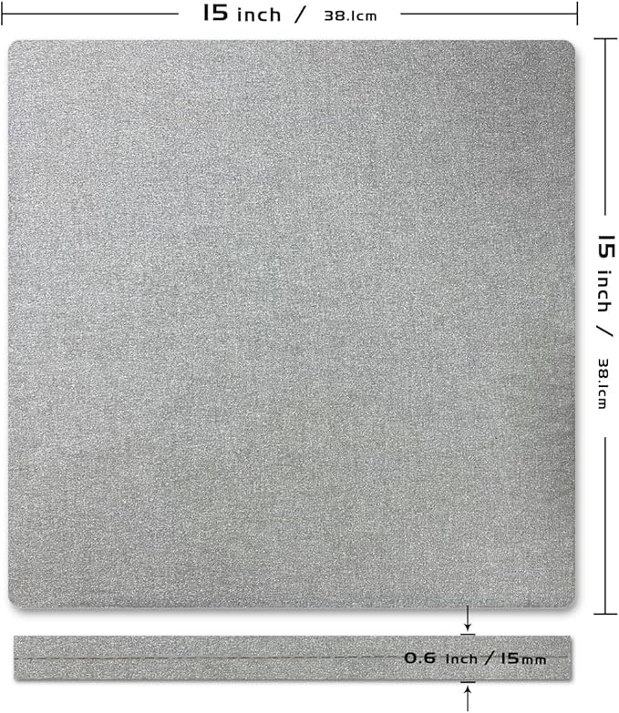 ReArt 15" x 15" Heat Press Mat for Cricut Easypress Both Sides Applicable - Image 2