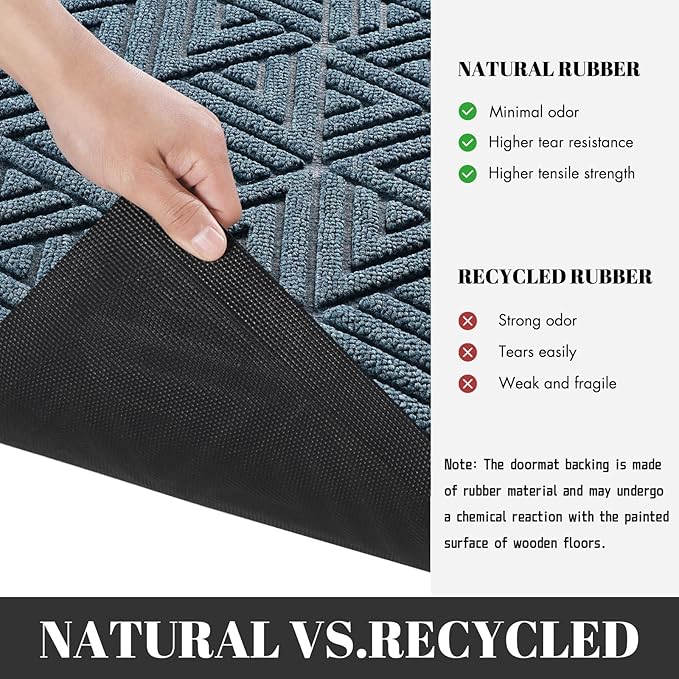 Yimobra Large Door Mat 47x24, All-Weather Waterproof Non-Slip Welcome Matt - Image 7