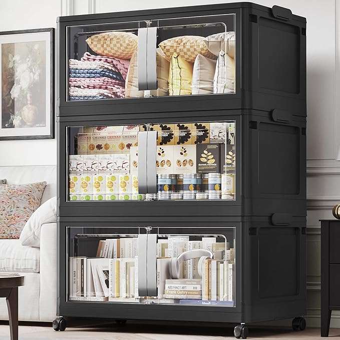 BROVIEW 480QT Stackable Storage Bins by BROVIEW-EnjoytheArtofLife