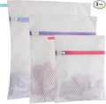 Polecasa 3Pcs Extra Durable 125g Diamond Mesh Laundry Bags by Polecasa