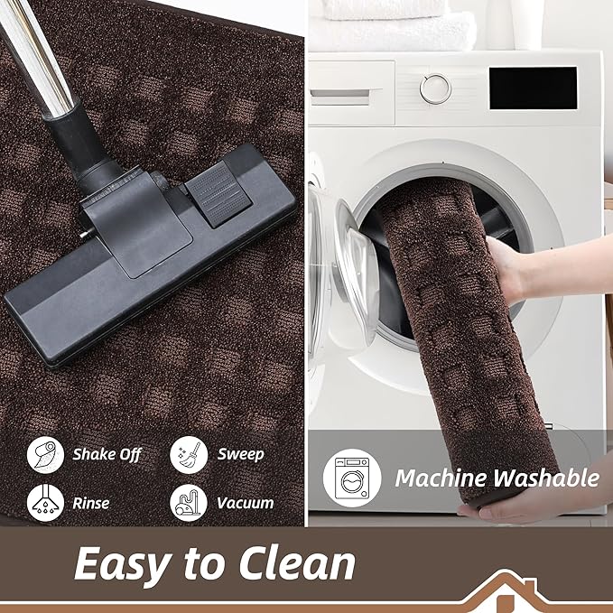 BEQHAUSE Waffle Door Mats Indoor 32"x48", Dog Mat - Image 6