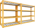 REIBII 40" W Garage Shelving 2240 LBS Storage Shelves Adjustable Heavy Duty by REIBII