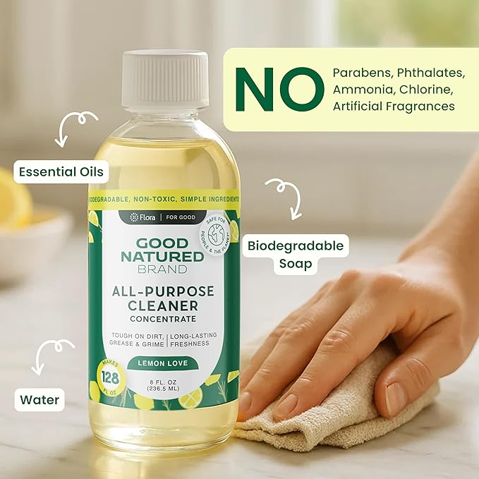 Good Natured Brand All-Purpose Cleaner Concentrate | Multi-Surface Cleaner | - Image 3